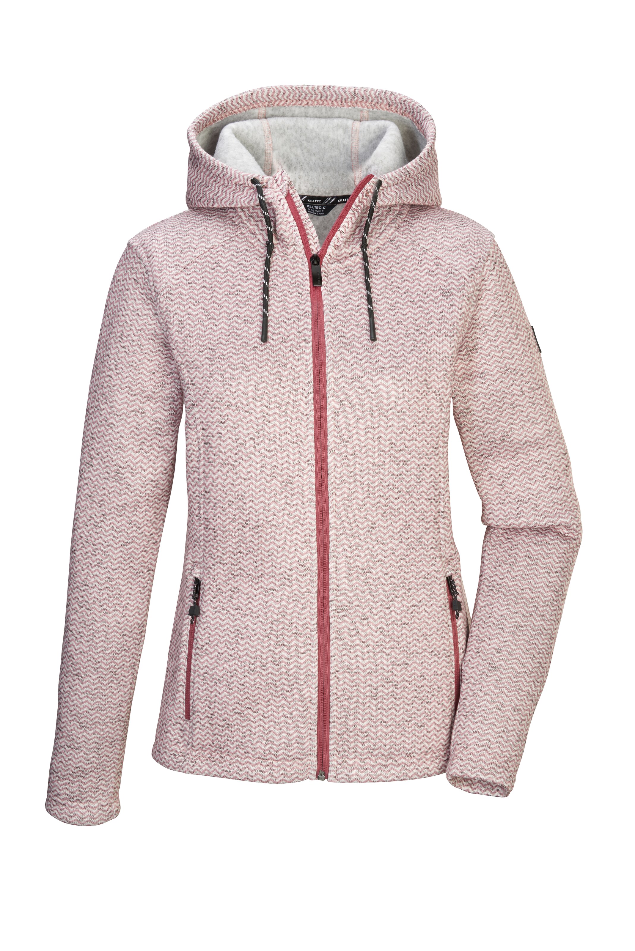 KILLTEC Between-Season Jacket in Pink: front