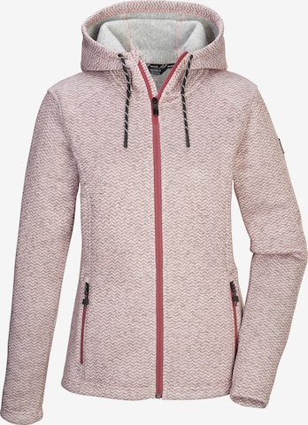 KILLTEC Between-Season Jacket in Pink: front