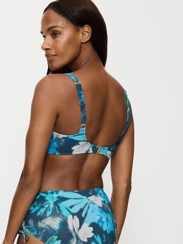 TRIUMPH Bralette Bikini Top ' Summer Fleur ' in Blue