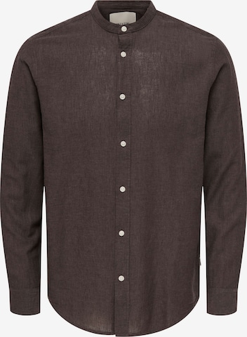 Only & Sons Skjorte 'ONSCaiden' i brun: forside