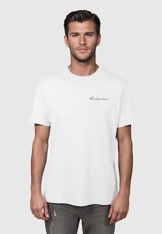 Maglietta 'Problemlöser' di Kleinigkeit in bianco: frontale