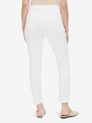 Coupe slim Pantalon Betty Barclay en blanc