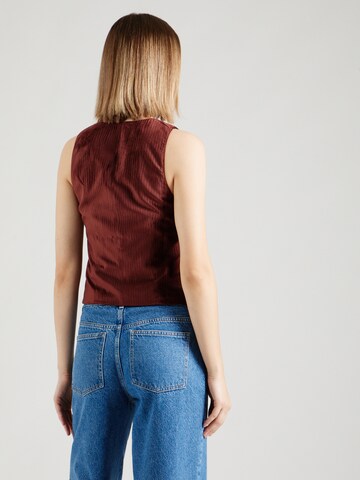 florence by mills exclusive for ABOUT YOU Suit vest 'Nutmeg' in Brown