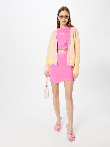 Moves Knit cardigan 'Jaqline' in Pink