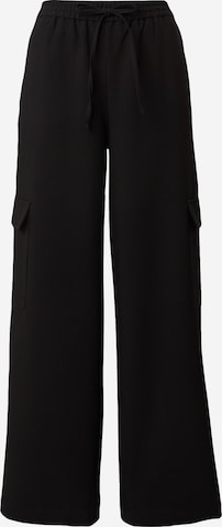 MSCH COPENHAGEN Wide Leg Hose 'Barbine' in Schwarz: predná strana