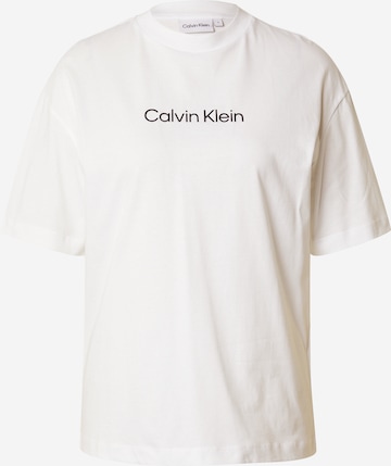 T-shirt 'HERO' Calvin Klein en blanc : devant