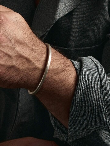 REYTEL - Pulsera 'DIGNITY' en plata: frente