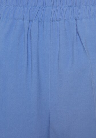 LASCANA Широка кройка Панталон в синьо