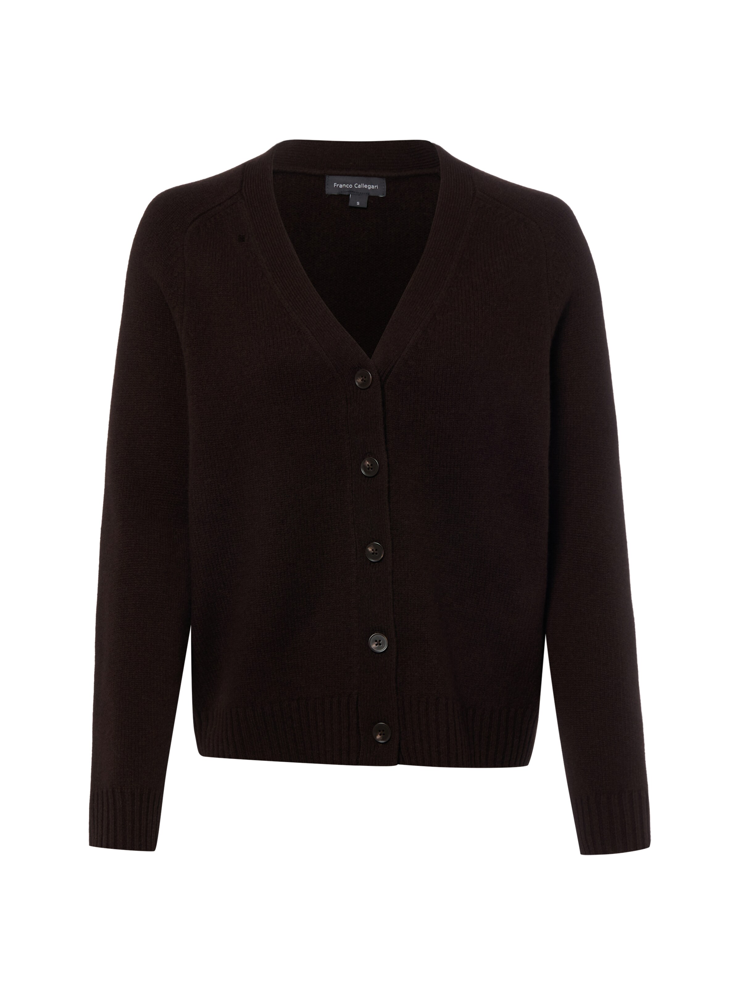 Franco Callegari Strickjacke in Braun: Vorderseite
