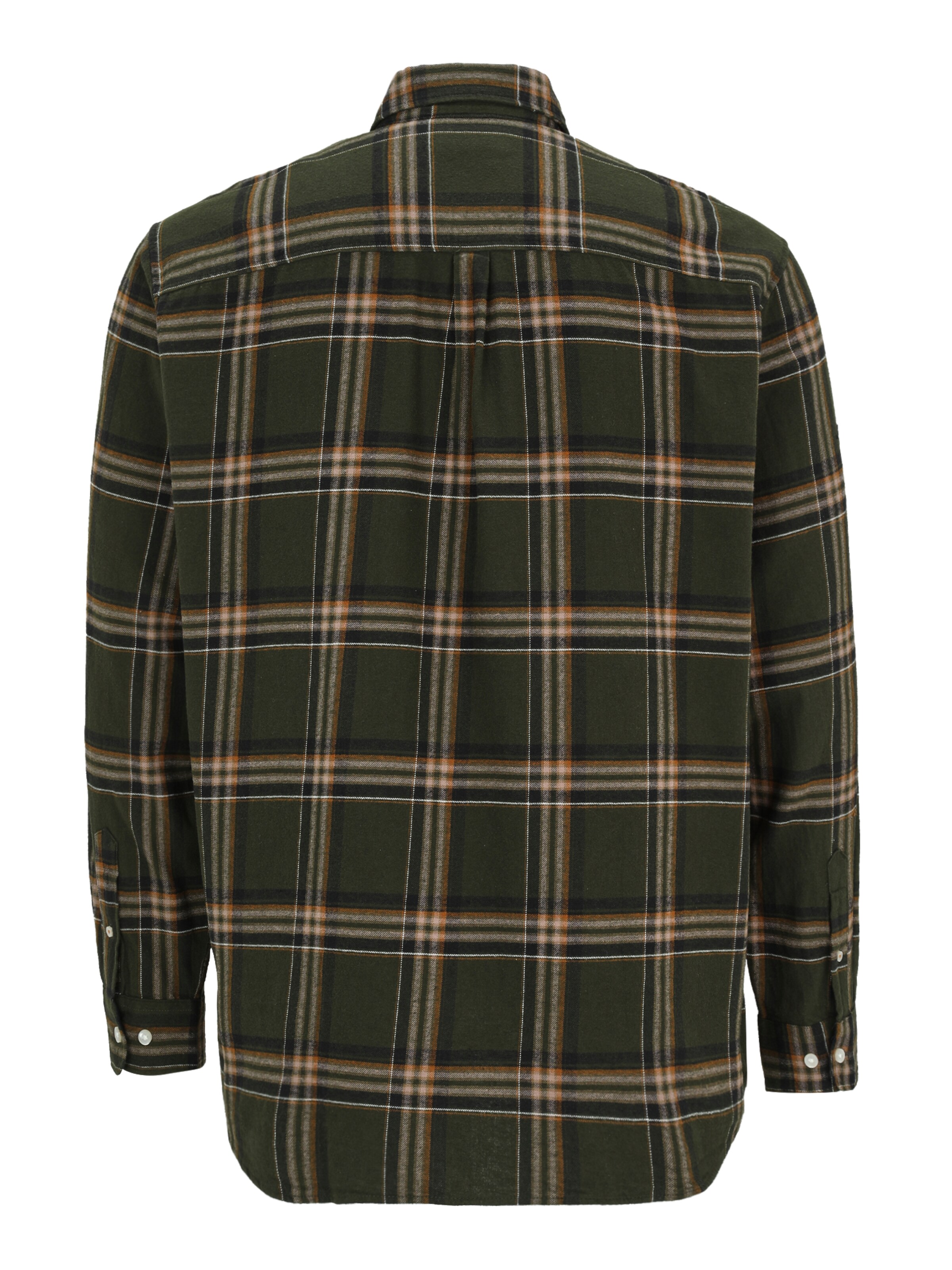 Jack & Jones Plus Comfort fit Button Up Shirt 'JJEClassic' in Green