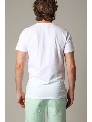 T-Shirt 'Gasoline' Deeluxe en blanc