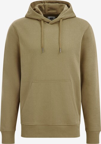 WE Fashion Sweatshirt in Groen: voorkant