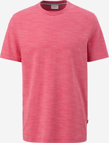 s.Oliver T-shirt i rosa: framsida