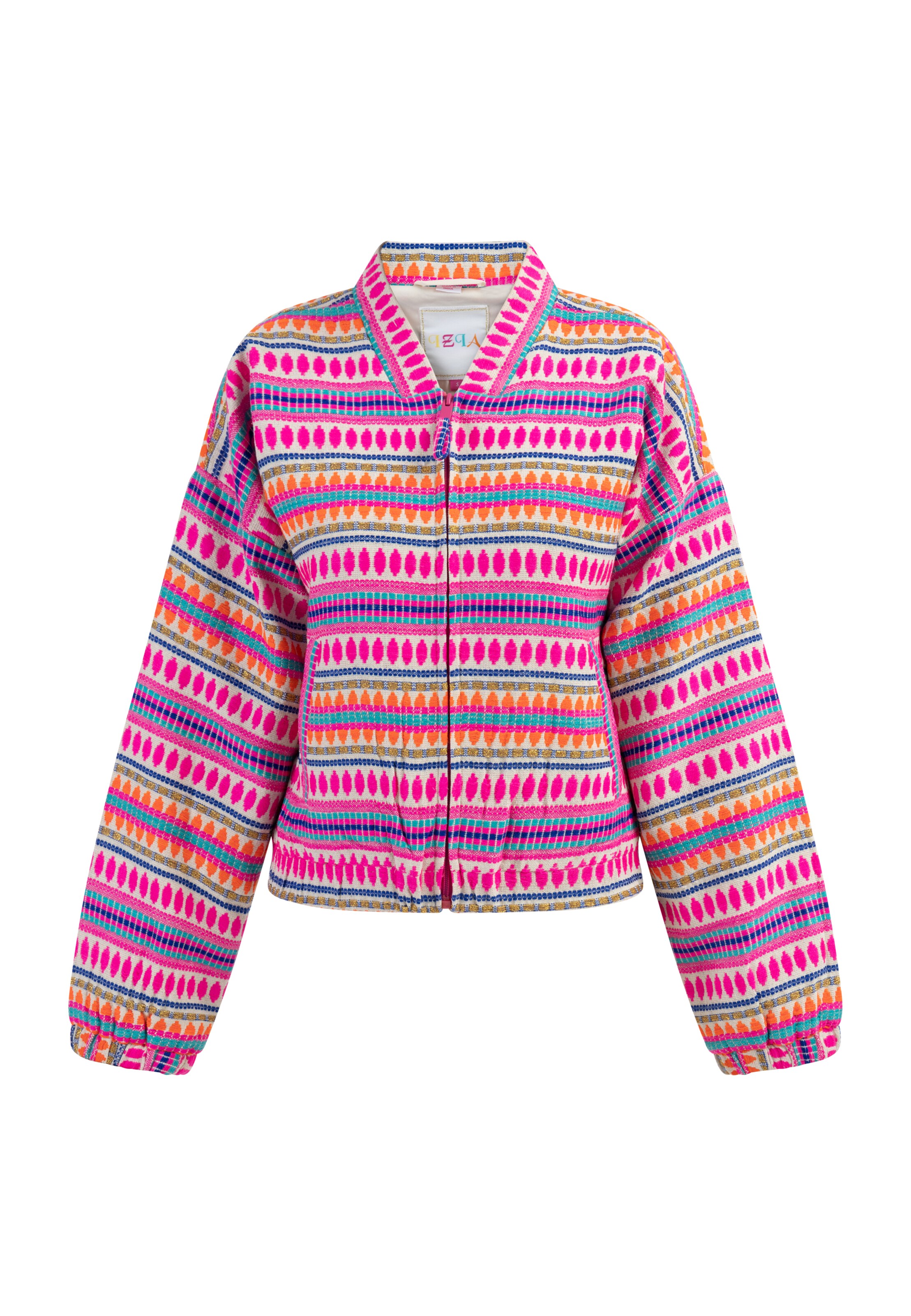 IZIA Tussenjas in Roze: voorkant