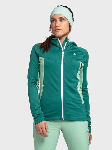 Veste en polaire fonctionnelle 'Hydalen' Schöffel en vert : devant