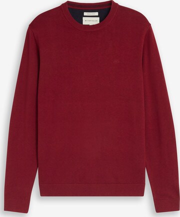 TOM TAILOR Sweter w kolorze czerwony: przód