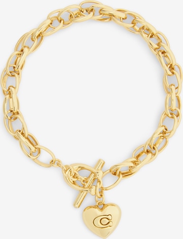 COACH - Pulsera en oro: frente
