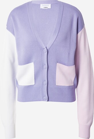 florence by mills exclusive for ABOUT YOU Knit cardigan 'Cherished' in Purple: front