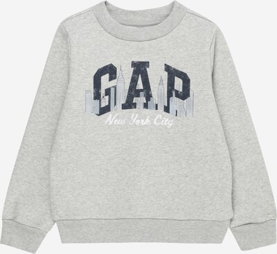 GAP Sweat-shirt en bleu nuit / bleu clair / gris chiné / blanc, Vue avec produit