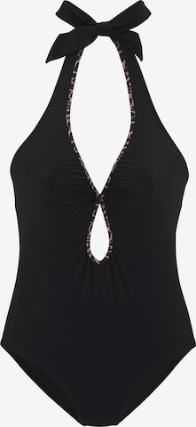 Maillot de bain LASCANA en noir : devant
