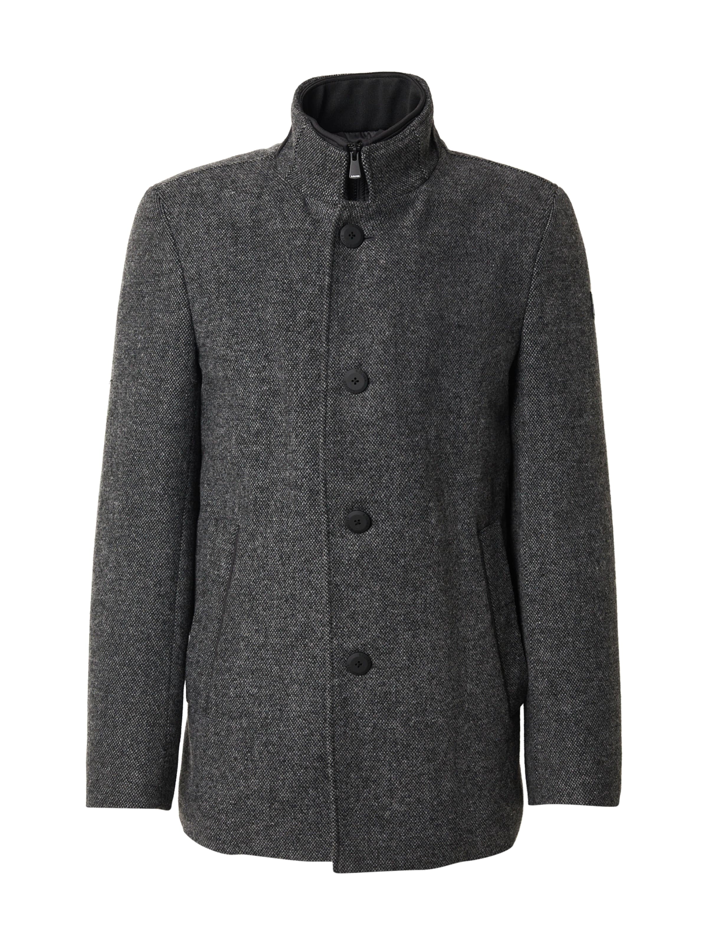 s.Oliver Płaszcz przejściowy w kolorze szary: przód