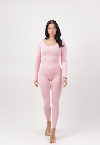 Elara Jumpsuit i pink