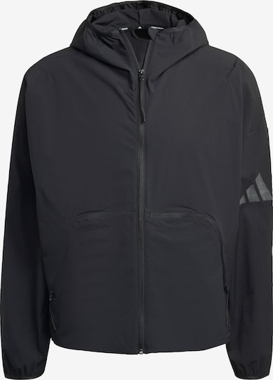 ADIDAS SPORTSWEAR Veste de sport 'Myshelter' en noir, Vue avec produit