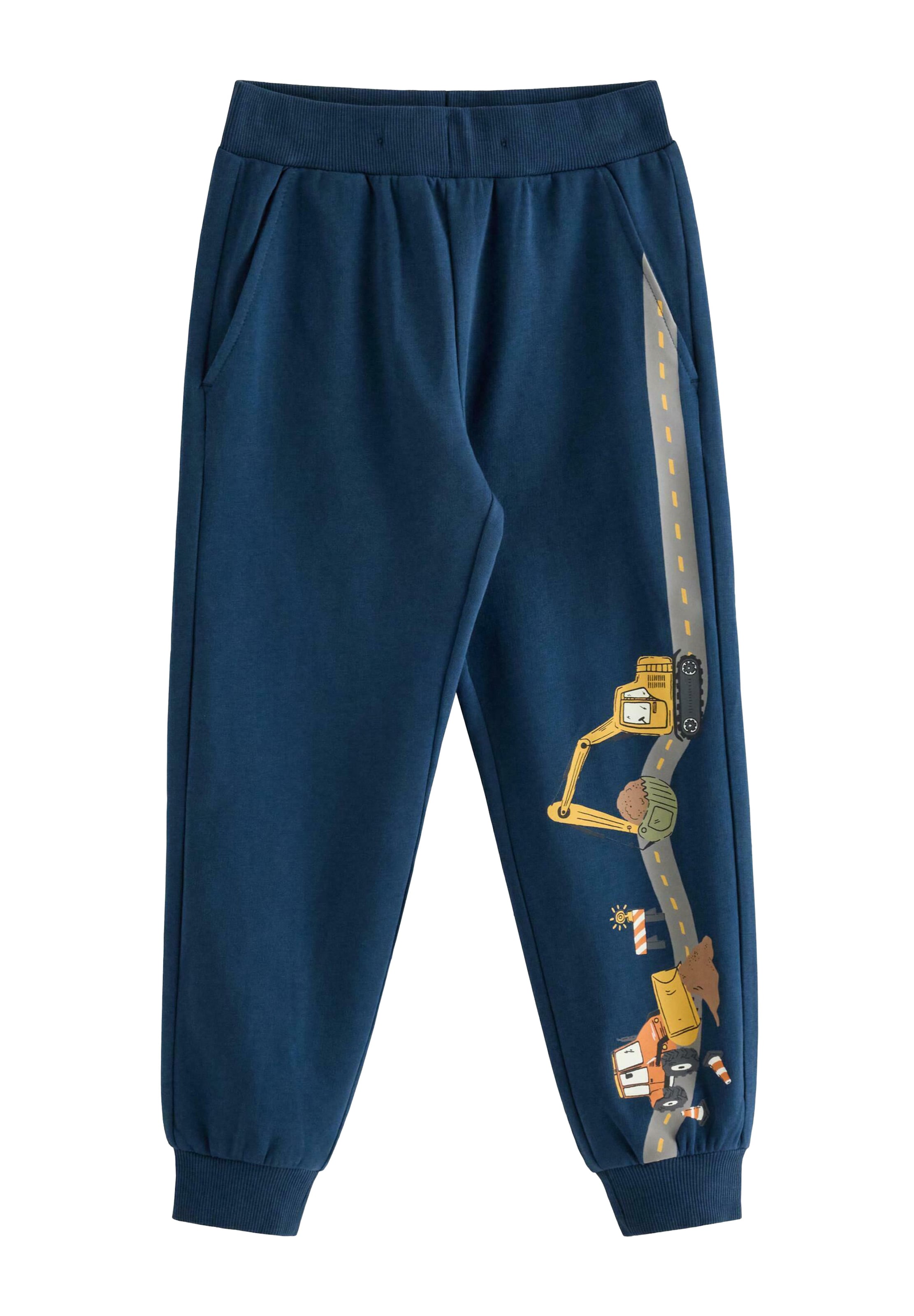 Lindex - regular Pantalón 'Construction' en azul: frente