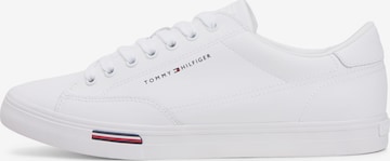 TOMMY HILFIGER Låg sneaker i vit: framsida