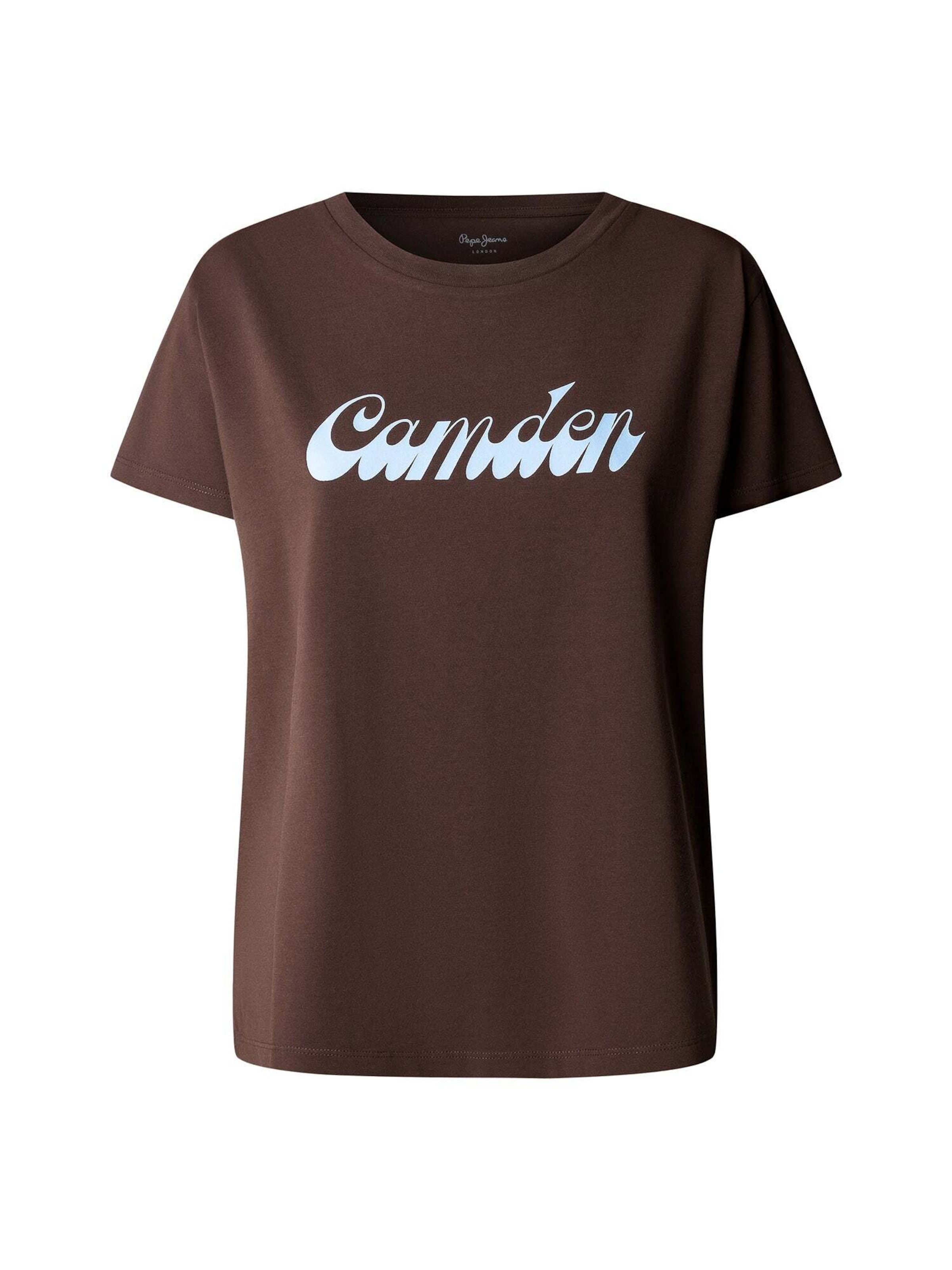 T-shirt Pepe Jeans en marron : devant