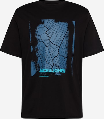 JACK & JONES T-shirt i svart: framsida