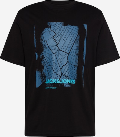 JACK & JONES Camiseta en azul / negro, Vista del producto