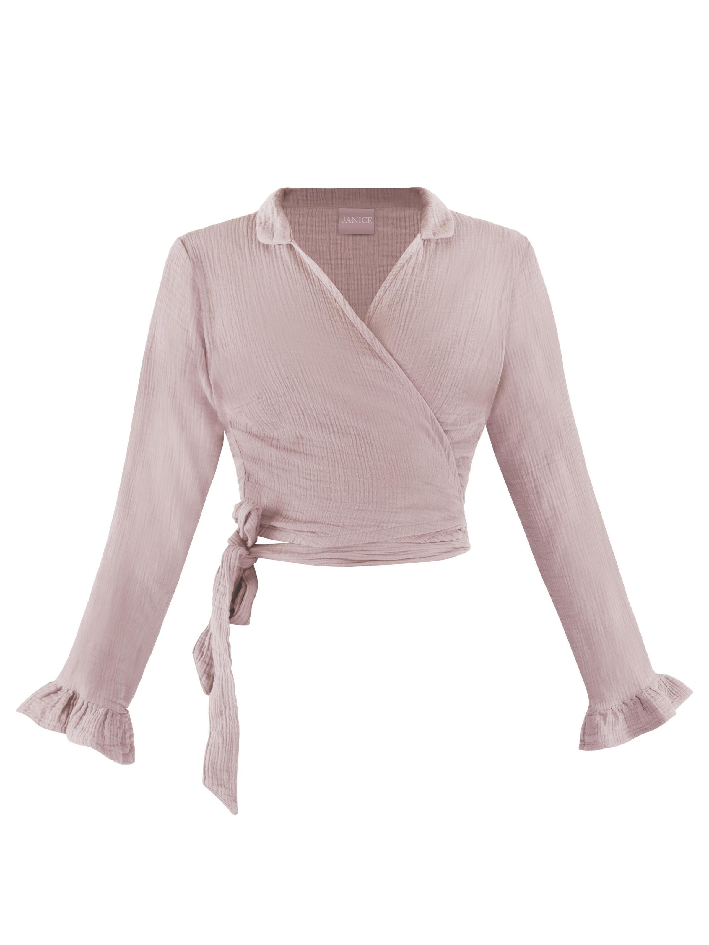 Janice Blouse ' Chalandri ' in Roze: voorkant