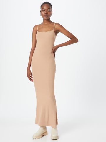 Edikted Dress in Beige: front