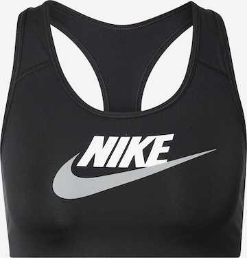 NIKE Bustier Sports-BH 'Futura' i svart: forside