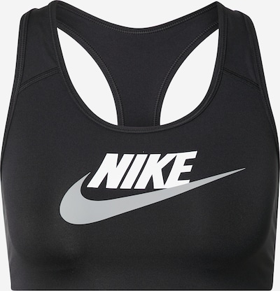 NIKE Sports bra 'Futura' in Black / White, Item view