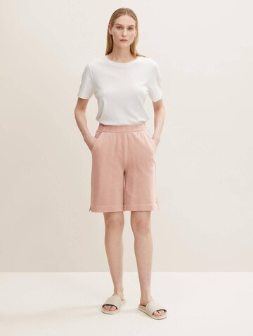 TOM TAILOR Pants in Pink