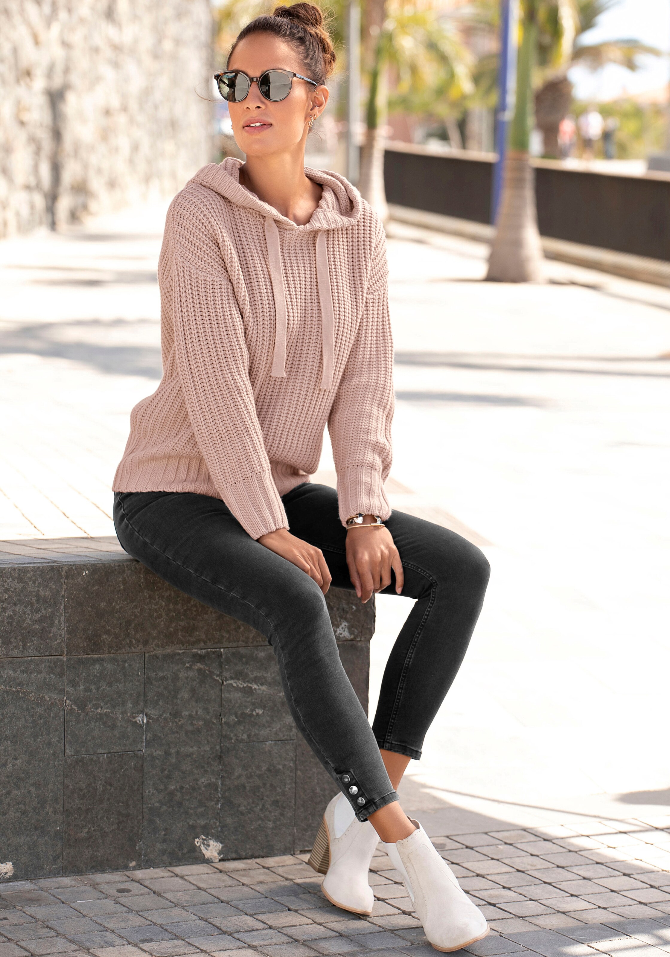 Pull-over LASCANA en beige