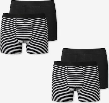 SCHIESSER Boxer 'All day Basic' in Schwarz: predná strana