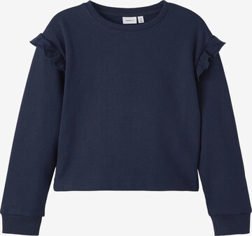 NAME IT - Sweatshirt 'Oksus' em azul: frente