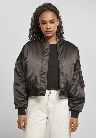 Urban Classics Between-Season Jacket in Black: front