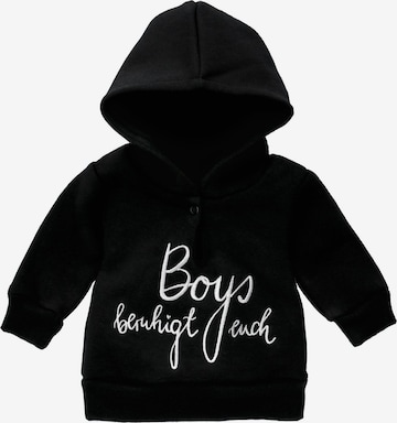 Sweat-shirt Baby Sweets en noir : devant