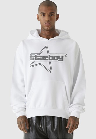 Felpa 'Starboy' di 9N1M SENSE in bianco: frontale
