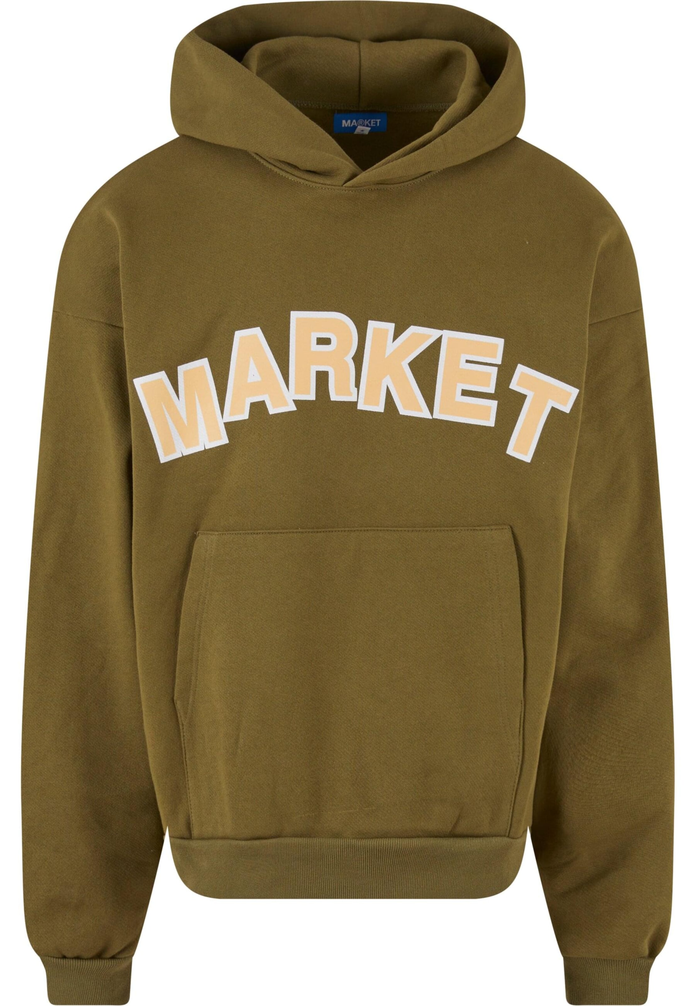 MARKET Sweatshirt 'Expansion' i grön: framsida