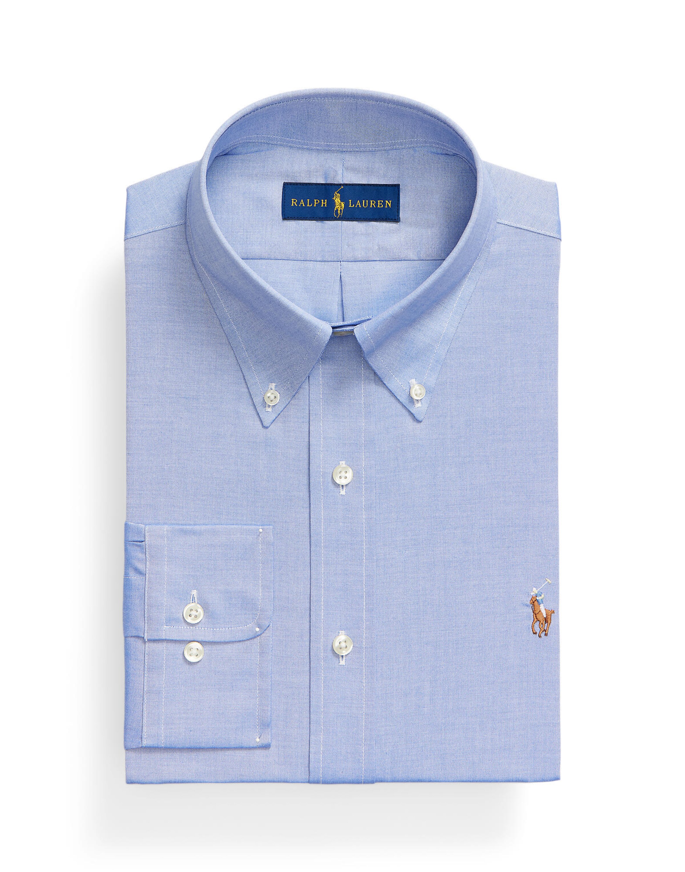 Polo Ralph Lauren Skjorta i XS i ljusblå / konjak, Produktvy