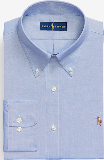 XS dydžio Marškiniai iš Polo Ralph Lauren, spalva – šviesiai mėlyna / ruda (konjako), Prekių apžvalga