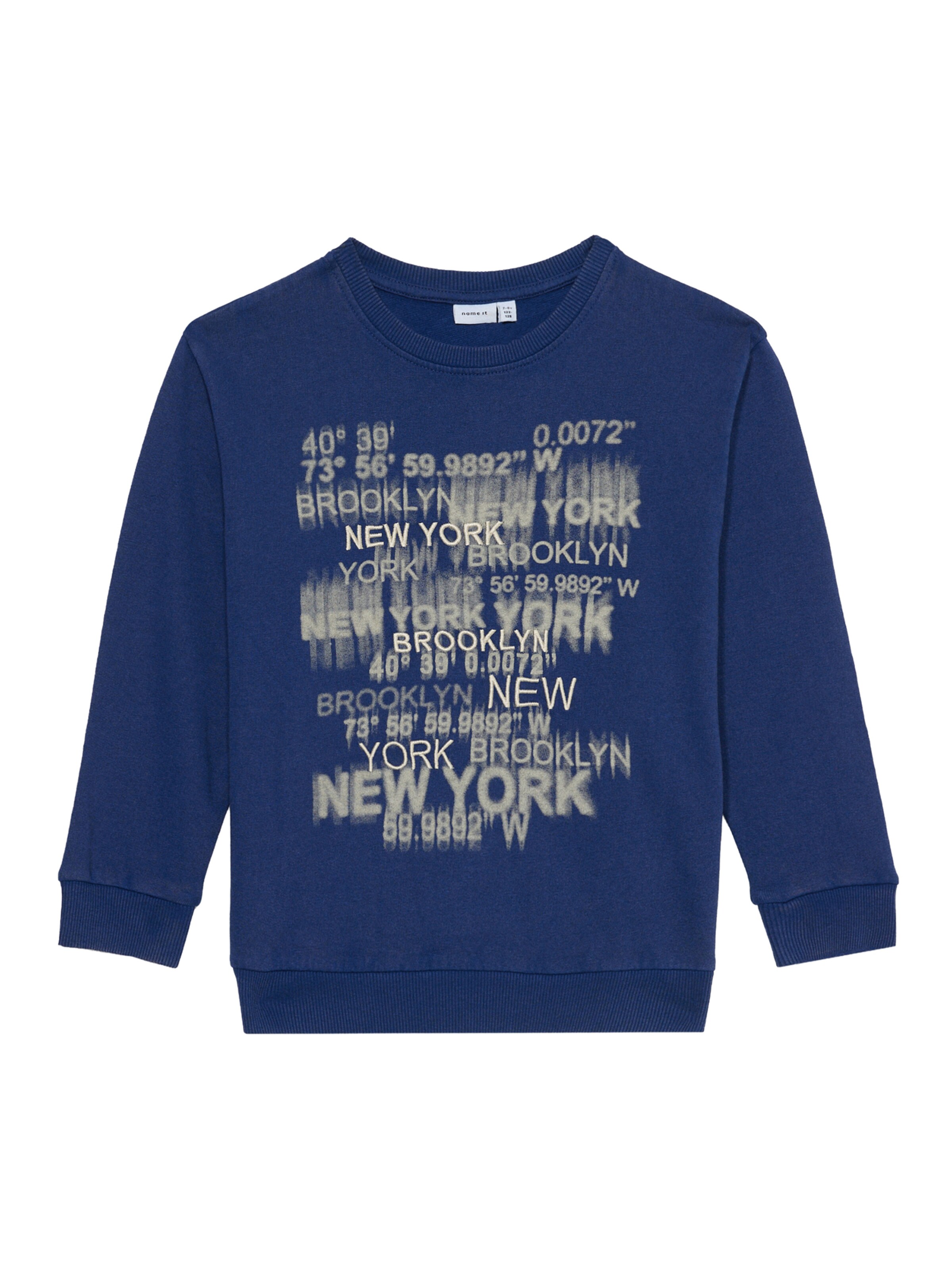 Sweat 'NKMNESTEL' NAME IT en bleu : devant