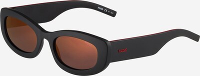 HUGO Saulesbrilles '1253/S', krāsa - sarkans / purpura / melns, Preces skats