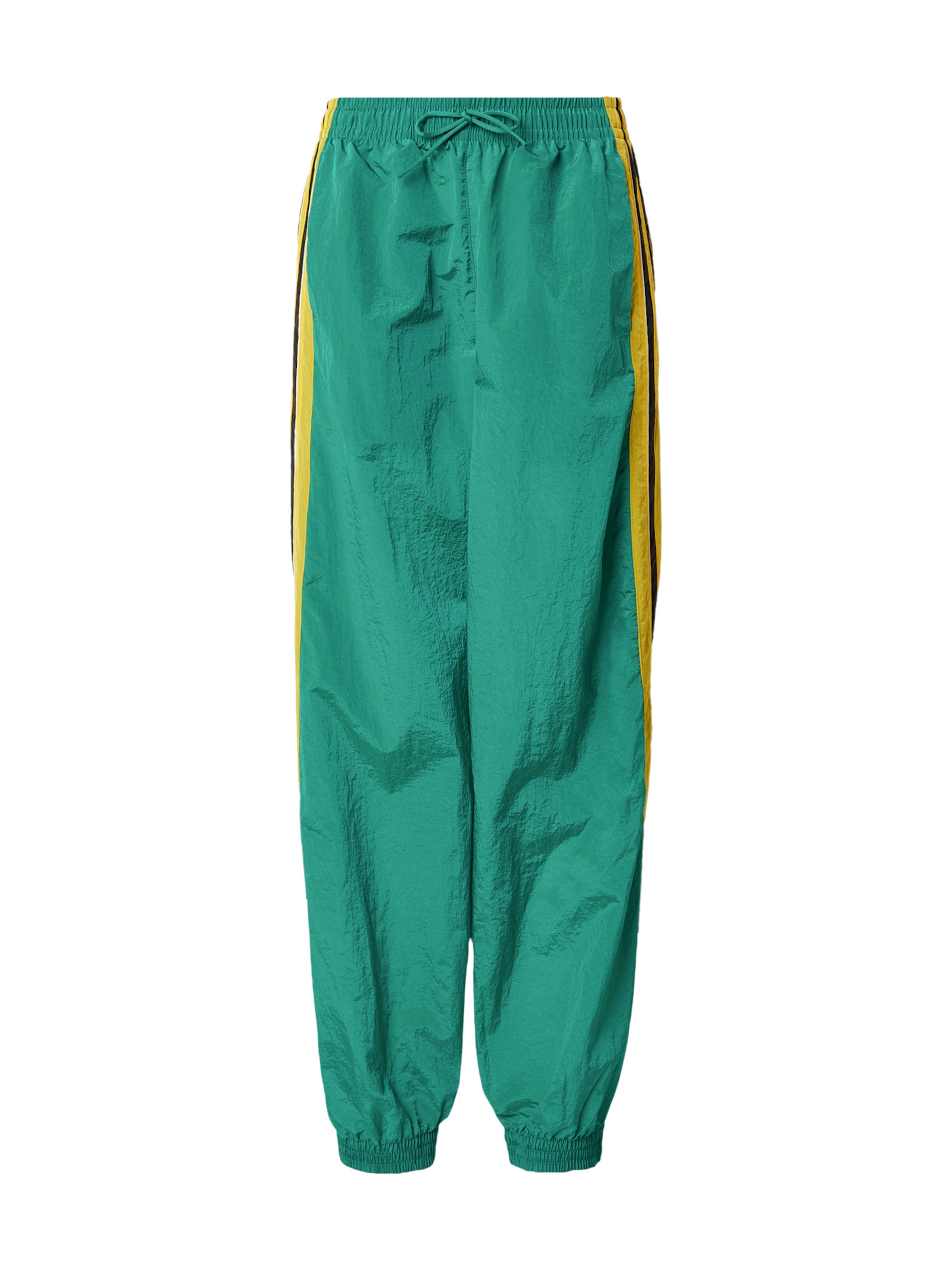 ADIDAS ORIGINALS Дънки Tapered Leg Панталон 'SANTIAGO' в зелено: отпред