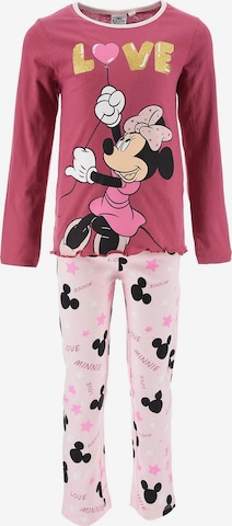 Disney Minnie Mouse Schlafanzug 'Minnie Mouse' in Pink: predná strana